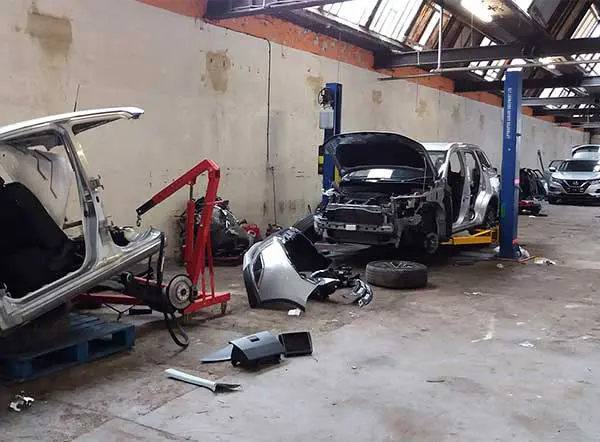 Man jailed after officers discover over £240k worth of stolen vehicles in chop shop img one