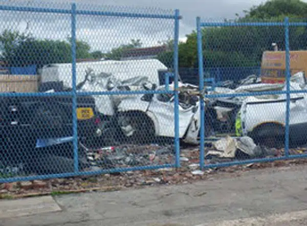 Environment Agency scraps illegal car breaking site f