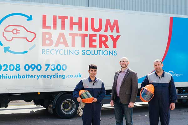 Cawleys charge forward with the launch of new business: ‘Lithium Battery Recycling Solutions’ p