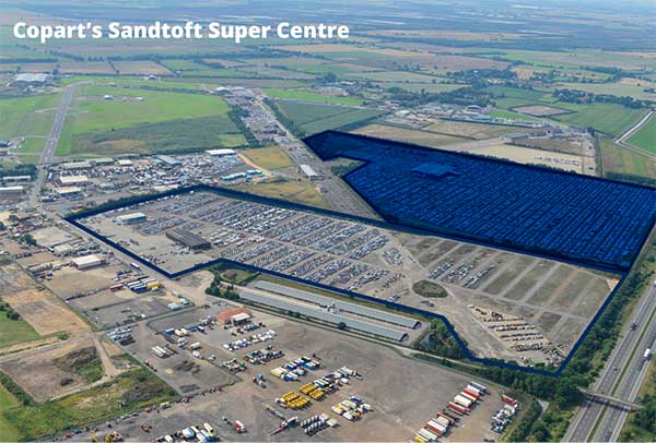 Copart Announces 110-acre Super Centre in the North of England p