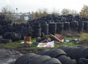 North East waste tyre firm fined for illegal operation f