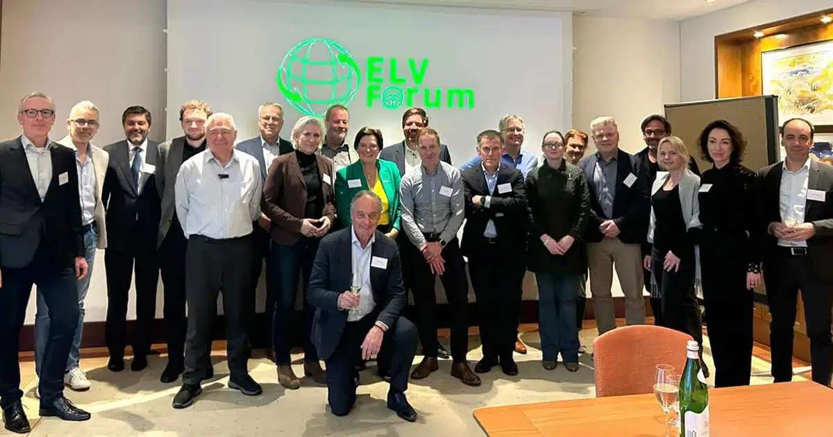 ELVES, A Founding Member Of New ELV Forum Representative Group 1 Representatives from European ELV compliance schemes gathered at the ELV Forum launch during the IARC Conference in Hamburg.